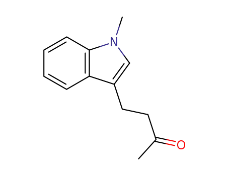 Molecular Structure of 91956-43-3 (2-Butanone, 4-(1-methyl-1H-indol-3-yl)-)