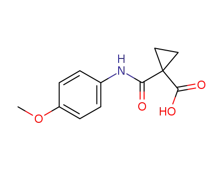 1-((4-methoxyphenyl)carbamoyl)cyclopropane-1-carboxylic acid