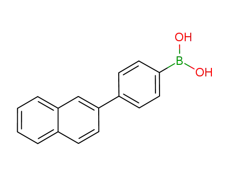 Molecular Structure of 918655-03-5 (4-(NAPHTHALEN-2-YL)PHENYLBORONIC ACID)