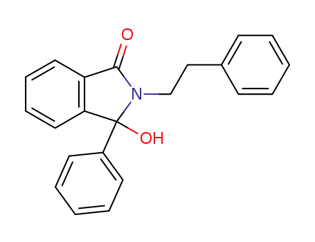 2-(2-phenylethyl)-3-hydroxy-3-phenyl-2,3-dihydroisoindol-1-one