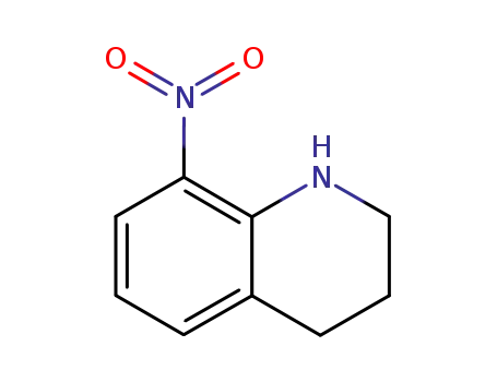 Molecular Structure of 39217-93-1 (8-NITRO-1,2,3,4-TETRAHYDROQUINOLINE)