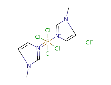 cis-tetrachlorobis(1-methylimidazole)phosphorus(V) chloride