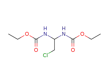 Molecular Structure of 5336-13-0 (N,N'-(2-Chloroethylidene)biscarbamic acid diethyl ester)