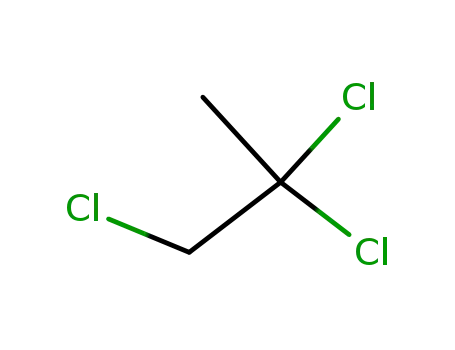 Molecular Structure of 3175-23-3 (1,2,2-Trichloropropane)