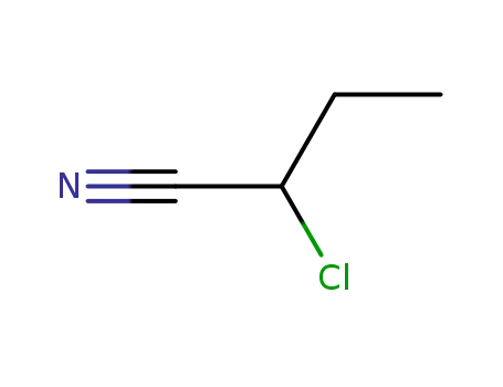 Molecular Structure of 4158-37-6 (2-chlorobutyronitrile)
