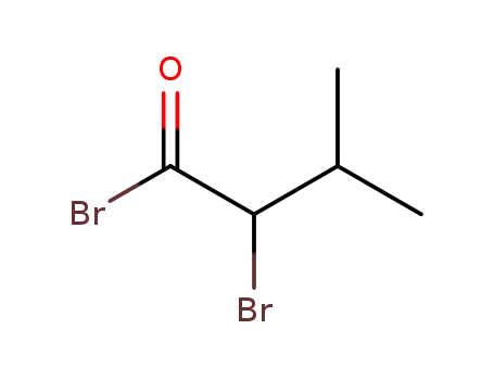 Molecular Structure of 26464-05-1 (2-Bromo-3-methylbutanoyl bromide)