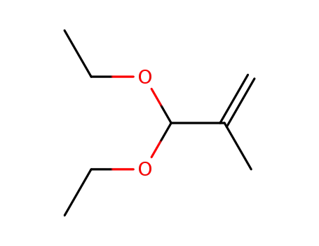 Molecular Structure of 23553-27-7 (1-Propene, 3,3-diethoxy-2-methyl-)