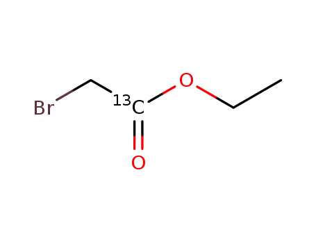 Acetic-1-<sup>13</sup>C acid,2-bromo-, ethyl ester (9CI)