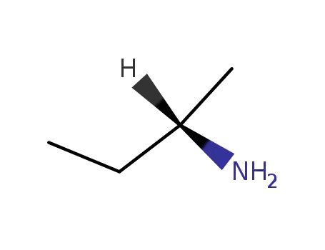 Molecular Structure of 513-49-5 ((S)-(+)-2-Aminobutane)