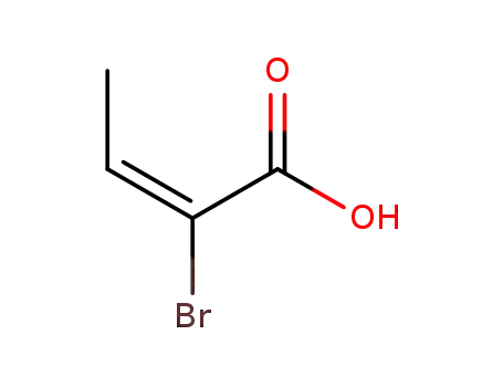 Molecular Structure of 36297-22-0 ((E)-2-Bromo-2-butenoic acid)