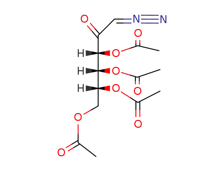 (2,3,4-Triacetyloxy-6-diazo-5-oxohexyl) acetate