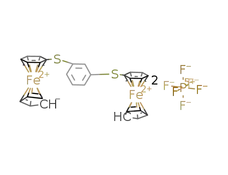 (η6-phenylene-1,3-dithiobis(benzene))bis(η5-cyclopentadienyliron) hexafluorophosphate