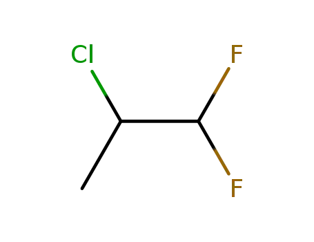 Molecular Structure of 430-93-3 (2-Chloro-1,1-difluoropropane)