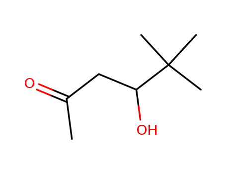 Molecular Structure of 101713-95-5 (2-Hexanone, 4-hydroxy-5,5-dimethyl-)