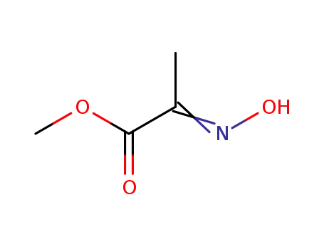 Molecular Structure of 5634-53-7 (2-(Hydroxyimino)propanoic acid methyl ester)