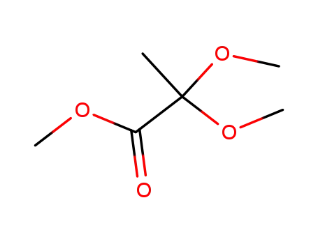 Molecular Structure of 10076-48-9 (2,2-DIMETHOXYPROPIONIC ACID METHYL ESTER)