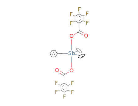 triphenylantimony bis(pentafluorobenzoate)