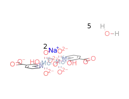 Na2[Mo2O4 bis(2-hydroxynicotinate)]*5H2O