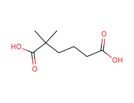 Molecular Structure of 763-06-4 (Hexanedioic acid, 2,2-dimethyl-)