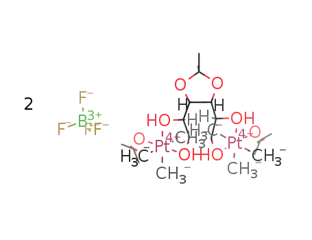 [(PtMe3)2(3,4-O-isopropylidene-D-mannitol)](BF4)2