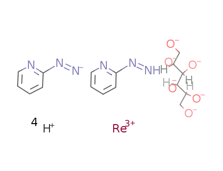 [Re(C6H12O6)(η(1)-NNC5H4N)(η(2)-HNNC5H4N)]