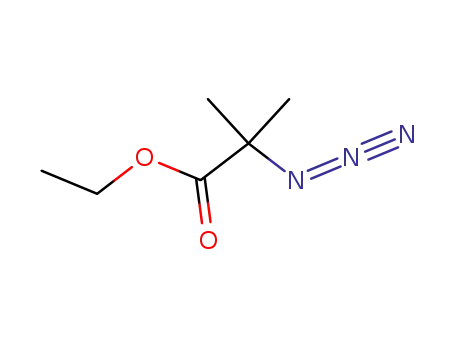 Molecular Structure of 98140-95-5 (Propanoic acid, 2-azido-2-methyl-, ethyl ester)