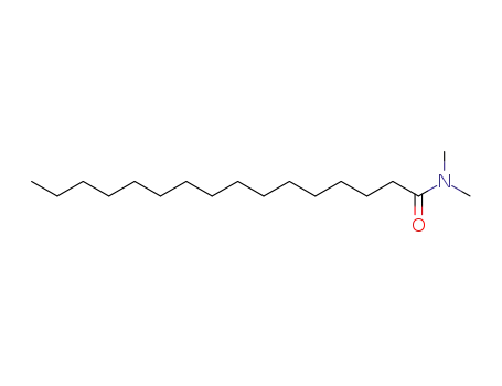 Molecular Structure of 3886-91-7 (N,N-dimethylhexadecan-1-amide)