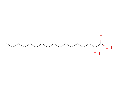 Molecular Structure of 25022-78-0 (2-Hydroxyheptadecanoic acid)