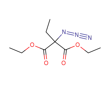 Molecular Structure of 849114-27-8 (Propanedioic acid, azidoethyl-, diethyl ester)