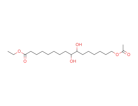 16-acetoxy-9,10-dihydroxy-hexadecanoic acid ethyl ester
