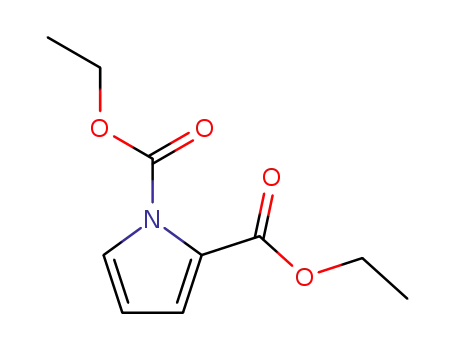 Molecular Structure of 66202-48-0 (diethyl 1H-pyrrole-1,2-dicarboxylate)