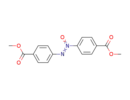 Molecular Structure of 23663-92-5 (Benzoic acid, 4,4'-azoxybis-, dimethyl ester)