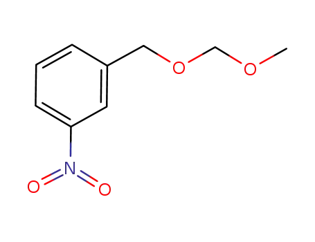 Molecular Structure of 142509-31-7 (Benzene, 1-[(methoxymethoxy)methyl]-3-nitro-)