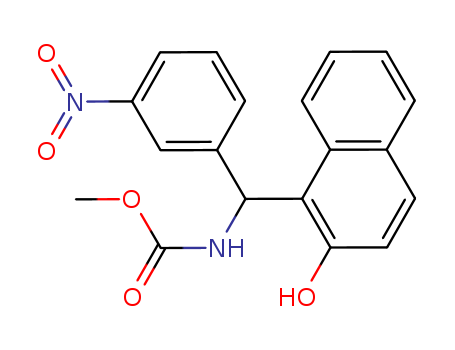 methyl (2-hydroxynaphthalen-1-yl)(3-nitrophenyl)methylcarbamate