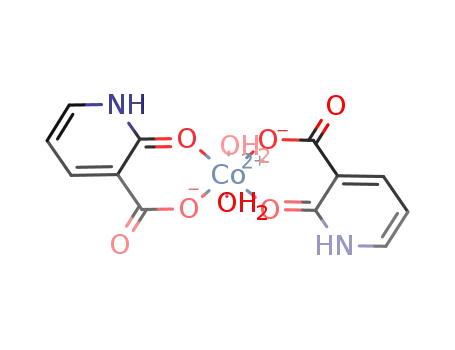 diaquabis(2-hydroxynicotinato(1-))cobalt(II)