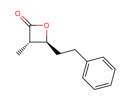 (3S,4S)-trans-3-methyl-4-(2-phenylethyl)-oxetan-2-one