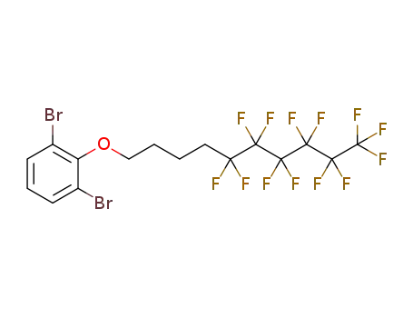 2,6-dibromo-(5,5,6,6,7,7,8,8,9,9,10,10,10-tridecafluorodecyloxy)benzene