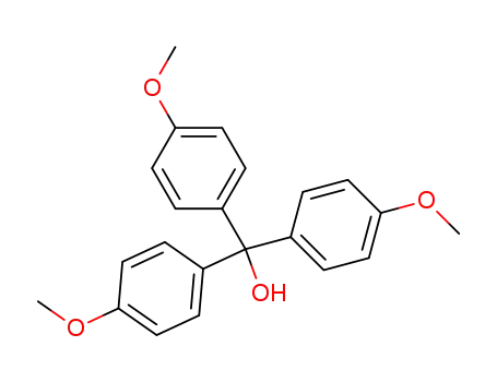 Molecular Structure of 3010-81-9 (4,4',4''-TRIMETHOXYTRITYL ALCOHOL)