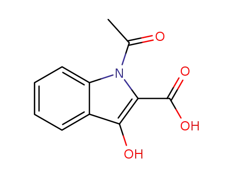 1-acetyl-3-hydroxy-indole-2-carboxylic acid