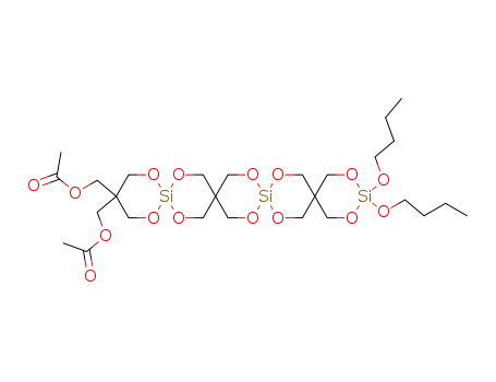 3,3-bis-acetoxymethyl-18,18-dibutoxy-1,5,7,11,13,17,19,22,23,26-decaoxa-6,12,18-trisila-tetraspiro[5.2.2.2.5.2.2.2]hexacosane