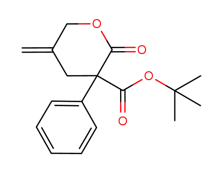 α-tert-butoxycarbonyl-α-phenyl-γ-methylidene-δ-valerolactone