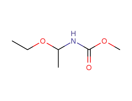 Molecular Structure of 27593-52-8 (Carbamic acid, (1-ethoxyethyl)-, methyl ester)
