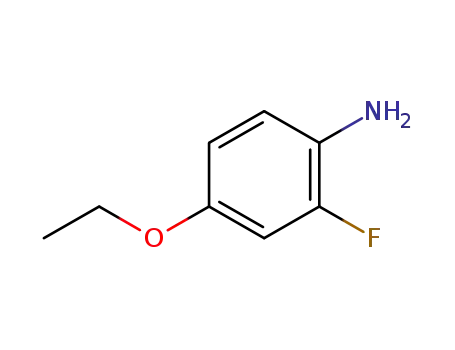 Molecular Structure of 470702-37-5 (Benzenamine, 4-ethoxy-2-fluoro- (9CI))