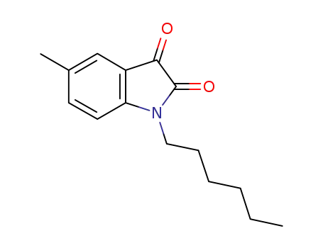 1-hexyl-5-methylindoline-2,3-dione