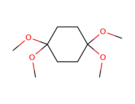 Molecular Structure of 10553-38-5 (Cyclohexane, 1,1,4,4-tetramethoxy-)