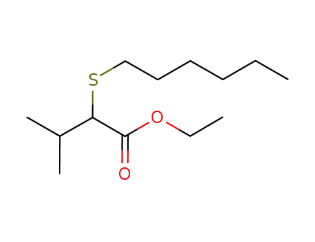 ethyl 2-hexylsulfanyl-3-methyl-butanoate