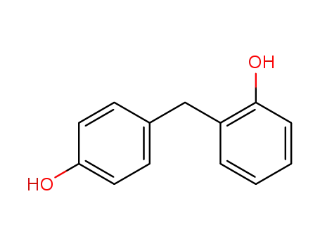Molecular Structure of 2467-03-0 (2,4'-DIHYDROXYDIPHENYLMETHANE)