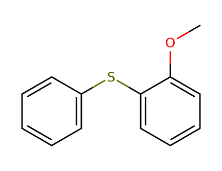 Molecular Structure of 14065-22-6 (Benzene, 1-methoxy-2-(phenylthio)-)