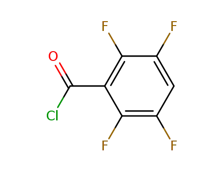 Molecular Structure of 107535-73-9 (2,3,5,6-TETRAFLUOROBENZOYL CHLORIDE)