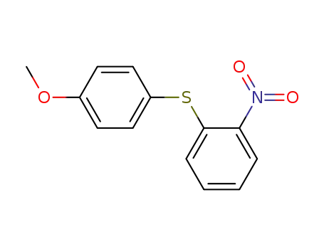 Molecular Structure of 3169-69-5 (Benzene, 1-[(4-methoxyphenyl)thio]-2-nitro-)